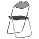 Sammenklappelig stol 8 pcs Sort og grå 48 x 43,5 x 81 cm