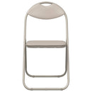 Sammenklappelig stol 8 pcs Sandfarvet 48 x 43,5 x 81 cm