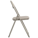 Sammenklappelig stol 8 pcs Sandfarvet 48 x 43,5 x 81 cm