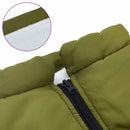 Hundejakke Army Grøn L52 Fleece og polyester