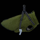 Hundejakke Army Grøn L68 Fleece og polyester