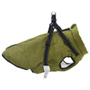 Hundejakke Army Grøn L68 Fleece og polyester