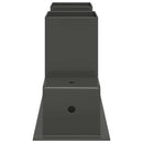 Brænde stakkehjælp 4 stk. Antracit 34 x 10 x 15 cm Stål