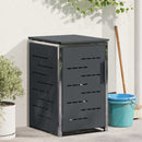 Skraldespand opbevaring Antracit 77,5 x 69 x 112,5 cm