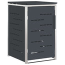 Skraldespand opbevaring Antracit 77,5 x 69 x 112,5 cm