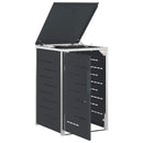 Skraldespand opbevaring Antracit 77,5 x 69 x 112,5 cm