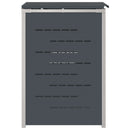 Skraldespand opbevaring Antracit 77,5 x 69 x 112,5 cm