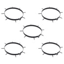 Plæne Aerator Klemme med Spidser 5 pcs Ø 30 cm Stål