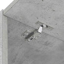 Vaskemaskine Skab Betongrå 67,5 x 68 x 200 cm Konstrueret træ