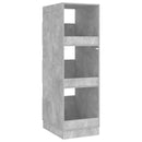 Vaskeskab Betongrå 50 x 68 x 162 cm Konstrueret træ