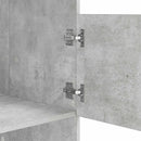 Vaskeskab Betongrå 50 x 68 x 102 cm Konstrueret træ