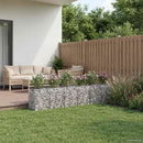 Gabion højbed 2 pcs Sølv