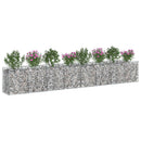 Gabion højbed 2 pcs Sølv