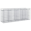 Gabion højbed 2 pcs Sølv