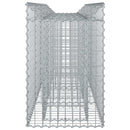 Gabion højbed 2 pcs Sølv