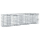 Gabion højbed 2 pcs Sølv