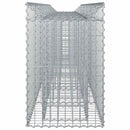 Gabion højbed 2 pcs Sølv