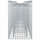 Gabion højbed 3 pcs Sølv