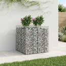 Gabion højbed 2 pcs Sølv