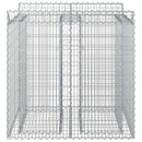 Gabion højbed 2 pcs Sølv