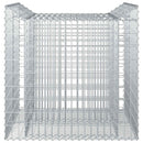 Gabion højbed 2 pcs Sølv