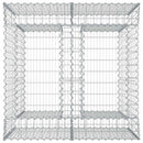 Gabion højbed 2 pcs Sølv