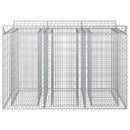 Gabion højbed 2 pcs Sølv