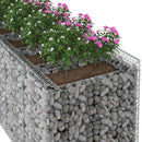 Gabion højbed 4 pcs Sølv