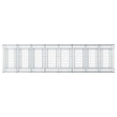 Gabion højbed 4 pcs Sølv