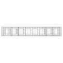 Gabion højbed 2 pcs Sølv 330 x 50 x 80 cm Galvaniseret stål