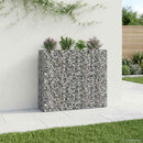 Gabion højbed 2 pcs Sølv 170 x 50 x 150 cm Galvaniseret stål