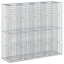 Gabion højbed 2 pcs Sølv 170 x 50 x 150 cm Galvaniseret stål