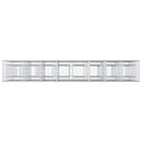 Gabion højbed 4 pcs Sølv 330 x 50 x 150 cm Galvaniseret stål