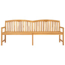 Håndskåret Rosenbænk 228 x 60 x 90 cm Massiv Teaktræ
