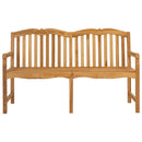 Håndskåret Rosenbænk 155 x 60 x 94 cm Massiv Teaktræ