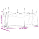 Have Myg Net 220 mesh Sort 3 x 6 x 2,5 m Polyester
