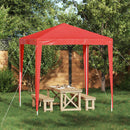 Party Tent 200 x 200 x 240 cm Rød PE og stål