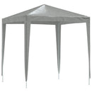 Party Tent 200 x 200 x 240 cm Lysegrå PE og stål