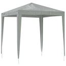 Party Tent 200 x 200 x 240 cm Lysegrå PE og stål