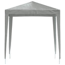 Party Tent 200 x 200 x 240 cm Lysegrå PE og stål