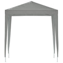 Party Tent 200 x 200 x 240 cm Lysegrå PE og stål