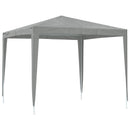 Party Tent 250 x 250 x 240 cm Lysegrå PE og stål