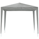 Party Tent 250 x 250 x 240 cm Lysegrå PE og stål