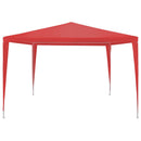 Party Tent Rød 300 x 300 x 255 cm PE og stål
