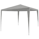 Party Tent Lysegrå 300 x 300 x 255 cm PE og stål