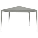 Party Tent Lysegrå 300 x 300 x 255 cm PE og stål