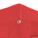Party Tent Rød 900 x 300 x 255 cm PE og stål