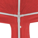 Party Tent Rød 900 x 300 x 255 cm PE og stål