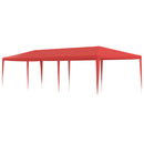 Party Tent Rød 900 x 300 x 255 cm PE og stål