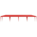 Party Tent Rød 1200 x 300 x 255 cm PE og stål